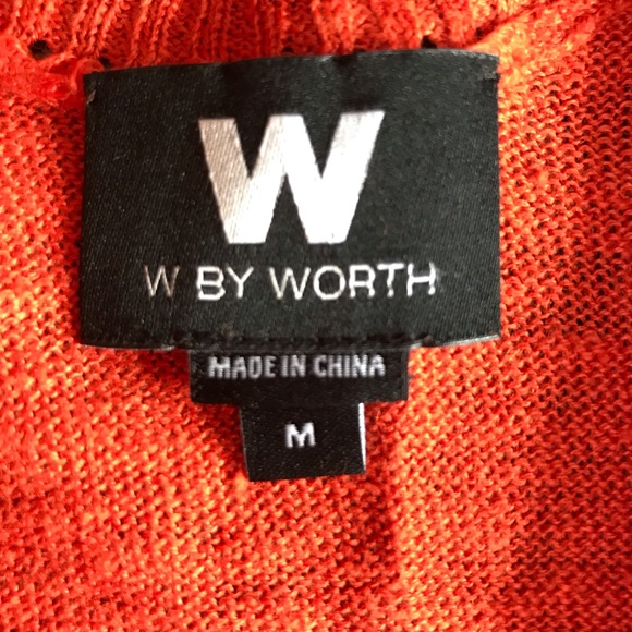 WORTH {M} Sweater Linen Burnt Orange - Picture 3 of 7